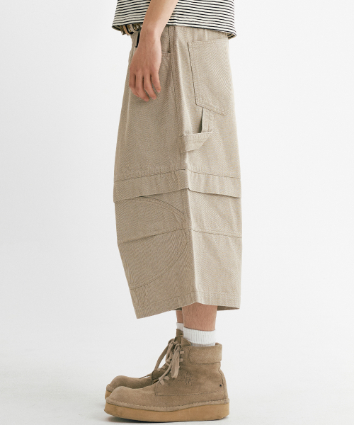 THEN OUR(デンアワー)の「パネルバミューダパンツ(ベージュ)(その他パンツ・メンズ・その他・LARGE/MEDIUM/X-LARGE)」の3枚目の写真