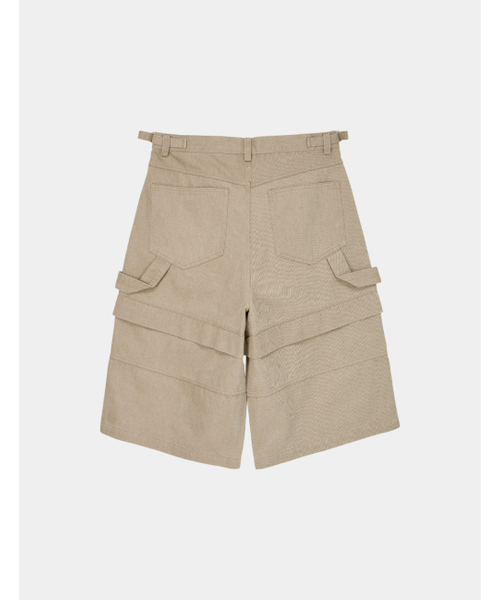 THEN OUR(デンアワー)の「パネルバミューダパンツ(ベージュ)(その他パンツ・メンズ・その他・LARGE/MEDIUM/X-LARGE)」の5枚目の写真