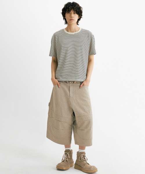 THEN OUR(デンアワー)の「パネルバミューダパンツ(ベージュ)(その他パンツ・メンズ・その他・LARGE/MEDIUM/X-LARGE)」の6枚目の写真