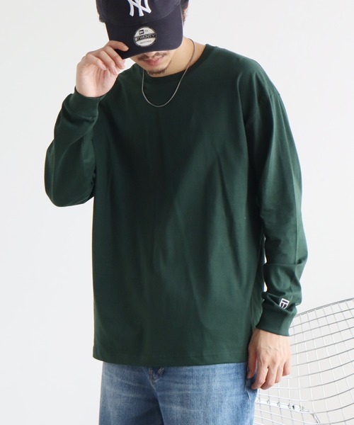 NEWTRAL(ニュートラル)の「【NEWTRAL/ニュートラル】5.6oz Standard Emblem LS T / 5.6オンス スタンダード ワンポイントエンブレム 長袖 Tシャツ(Tシャツ/カットソー・メンズ・ヘザーグレー/ホワイト/ブラック/ネイビー/アッシュグレー/ダークグリーン・S/M/L/XL)」の5枚目の写真