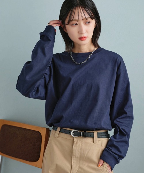 NEWTRAL(ニュートラル)の「【NEWTRAL/ニュートラル】5.6oz Standard Emblem LS T / 5.6オンス スタンダード ワンポイントエンブレム 長袖 Tシャツ(Tシャツ/カットソー・メンズ・ヘザーグレー/ホワイト/ブラック/ネイビー/アッシュグレー/ダークグリーン・S/M/L/XL)」の19枚目の写真