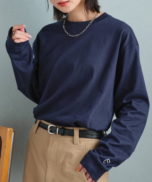 NEWTRAL(ニュートラル)の「【NEWTRAL/ニュートラル】5.6oz Standard Emblem LS T / 5.6オンス スタンダード ワンポイントエンブレム 長袖 Tシャツ(Tシャツ/カットソー・メンズ・ヘザーグレー/ホワイト/ブラック/ネイビー/アッシュグレー/ダークグリーン・S/M/L/XL)」の21枚目の写真