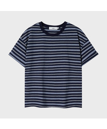 エッセンシャルストライプクロップTシャツ (7カラー)