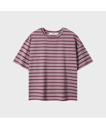エッセンシャルストライプクロップTシャツ (7カラー)