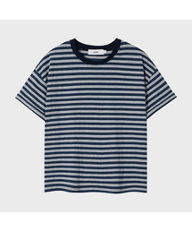 エッセンシャルストライプクロップTシャツ (7カラー)