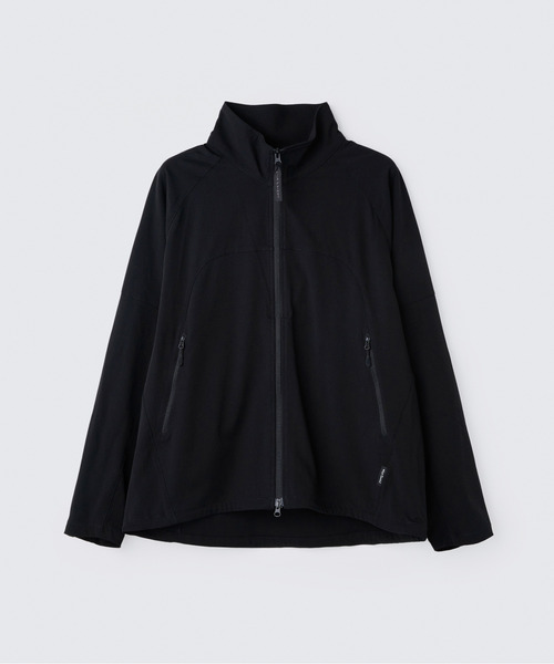 WILD THINGS(ワイルドシングス)の「ソフトシェル ガイドジャケット│SOFT SHELL GUIDE JACKET(ナイロンジャケット・メンズ・サンドグレー/ブラック・L/M/XL)」の2枚目の写真
