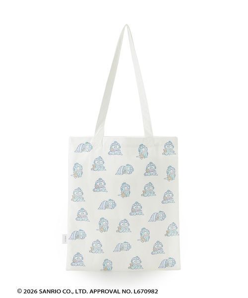 gelato pique(ジェラートピケ)の「【ハンギョドン】【HOMME】トートバッグ(トートバッグ・メンズ・ブルー/オフホワイト・F)」の6枚目の写真
