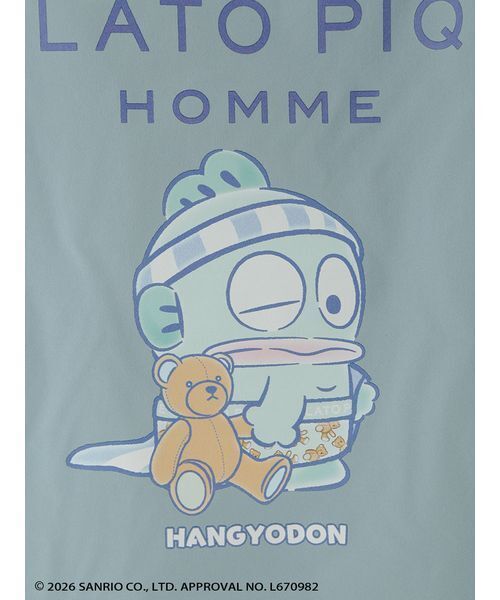 gelato pique(ジェラートピケ)の「【ハンギョドン】【HOMME】トートバッグ(トートバッグ・メンズ・ブルー/オフホワイト・F)」の10枚目の写真