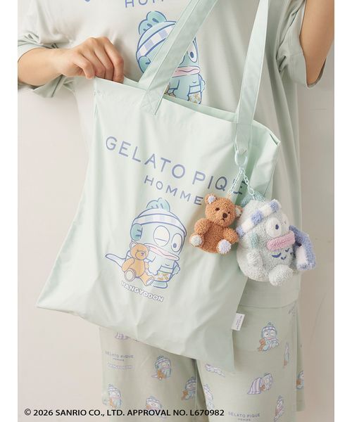 gelato pique(ジェラートピケ)の「【ハンギョドン】【HOMME】トートバッグ(トートバッグ・メンズ・ブルー/オフホワイト・F)」の18枚目の写真
