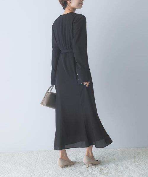 URBAN RESEARCH ROSSO WOMEN（アーバンリサーチ　ロッソ）の「マルチWAYカシュクールワンピース（ワンピース・レディース・ブラウン/ブラック・FREE）」の7枚目の写真