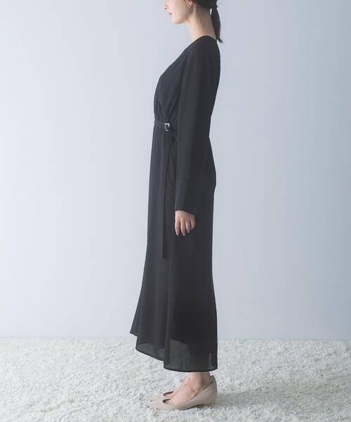URBAN RESEARCH ROSSO WOMEN（アーバンリサーチ　ロッソ）の「マルチWAYカシュクールワンピース（ワンピース・レディース・ブラウン/ブラック・FREE）」の9枚目の写真