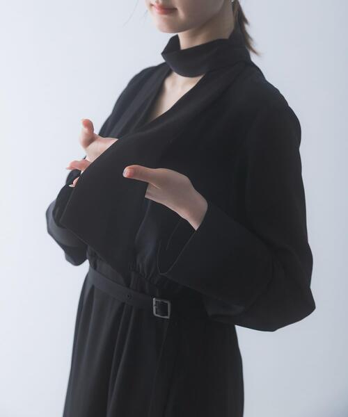 URBAN RESEARCH ROSSO WOMEN（アーバンリサーチ　ロッソ）の「マルチWAYカシュクールワンピース（ワンピース・レディース・ブラウン/ブラック・FREE）」の11枚目の写真