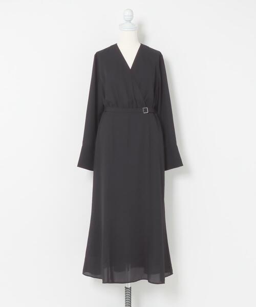 URBAN RESEARCH ROSSO WOMEN（アーバンリサーチ　ロッソ）の「マルチWAYカシュクールワンピース（ワンピース・レディース・ブラウン/ブラック・FREE）」の15枚目の写真