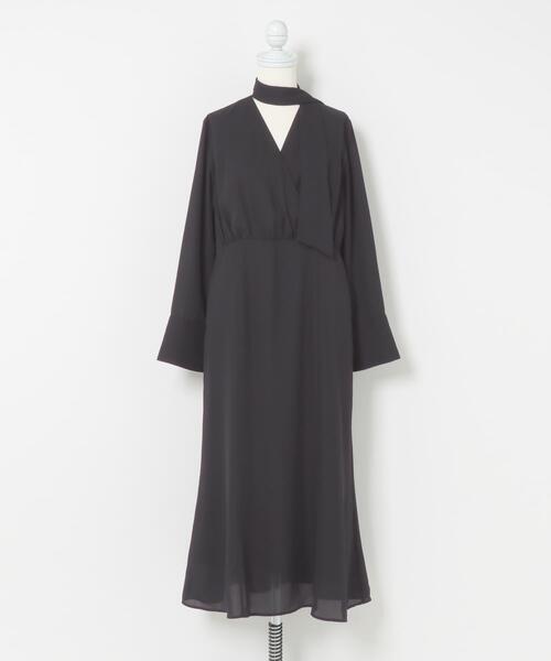 URBAN RESEARCH ROSSO WOMEN（アーバンリサーチ　ロッソ）の「マルチWAYカシュクールワンピース（ワンピース・レディース・ブラウン/ブラック・FREE）」の16枚目の写真