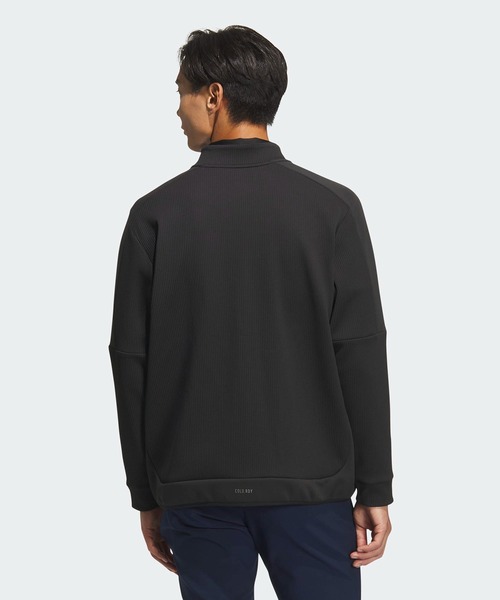 adidas(アディダス)の「COLD. RDYファブリックミックスFZジャケット【adidas Golf/アディダスゴルフ】(ブルゾン・メンズ・ブラック・LARGE/MEDIUM/SMALL/X-LARGE/XX-LARGE)」の2枚目の写真