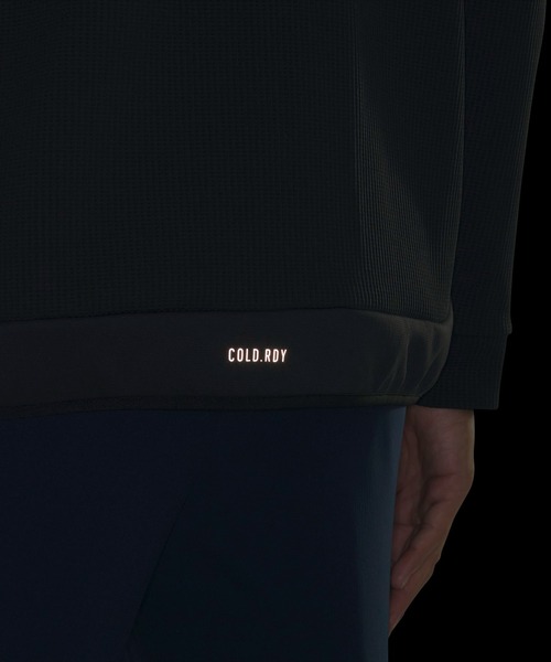 adidas(アディダス)の「COLD. RDYファブリックミックスFZジャケット【adidas Golf/アディダスゴルフ】(ブルゾン・メンズ・ブラック・LARGE/MEDIUM/SMALL/X-LARGE/XX-LARGE)」の4枚目の写真