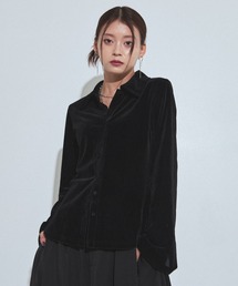 PAGEBOY | クールベロアコンパクトシャツ【接触冷感】(シャツ/ブラウス)