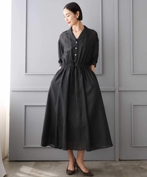 MICHEL KLEIN（ミッシェル・クラン）の「デニムライクシャツワンピース（ワンピース）」