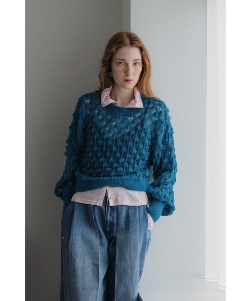 tento(テント)の「Tucked Barrel-Leg Jeans(デニムパンツ・レディース・ブルー/ブラック・36/38)」の5枚目の写真