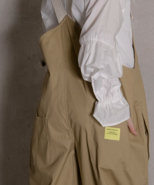 MAKE YOUR DAY(メイクユアデイ)の「ビッグフリルカラーブラウス■150.160cm(シャツ/ブラウス・キッズ・オフホワイト/レッド・150/160)」の21枚目の写真