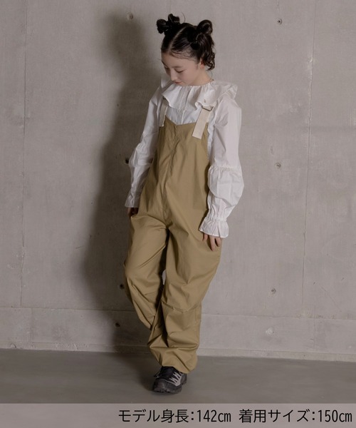 MAKE YOUR DAY(メイクユアデイ)の「ビッグフリルカラーブラウス■150.160cm(シャツ/ブラウス・キッズ・オフホワイト/レッド・150/160)」の12枚目の写真