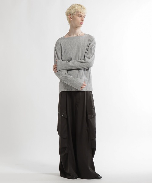 HARE(ハレ)の「マルチネックカット(HARE)(Tシャツ/カットソー・メンズ・グレー系その他/ブラック系その他/ピンク/ホワイト/ブラック・FREE)」の7枚目の写真