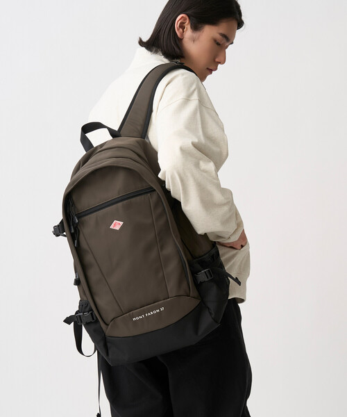 DANTON(ダントン)の「MONT FARON 27 - Polyester Twill 27L Backpack(バックパック/リュック・レディース・グレー/オリーブ/ブラック・-)」の5枚目の写真