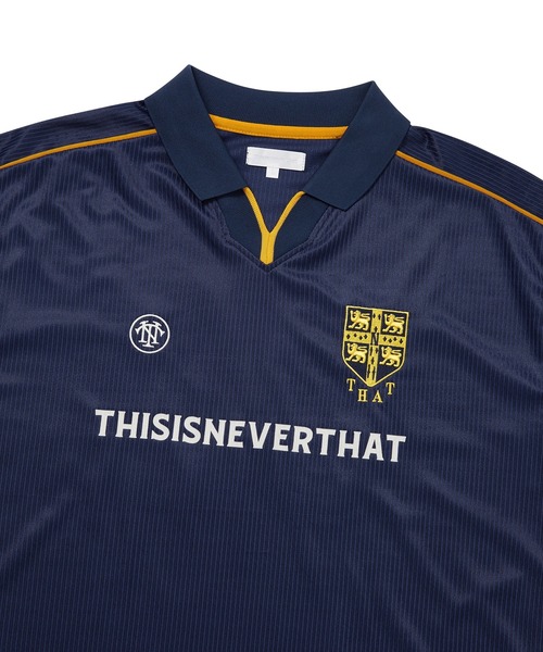 thisisneverthat（ディスイズネバーザット）の「Soccer Jersey（Tシャツ/カットソー・メンズ・ネイビー/ホワイト・XL/L/M/S）」の5枚目の写真