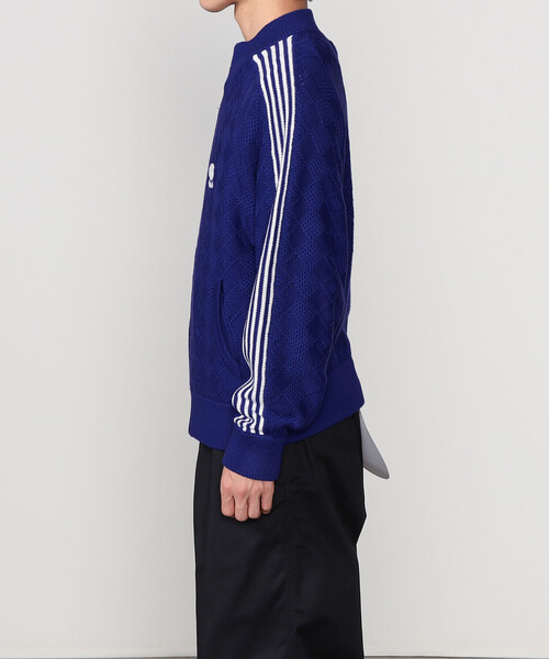 RICE NINE TEN(ライスナインテン)の「RICE NINE TEN | ニット トレーニングジャケット MEN(その他トップス・メンズ・レッド/ブルー・M/S)」の12枚目の写真