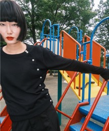 GOAT ESSENCE（ゴートエッセンス）の「FENCE KNIT LS（カーディガン/ボレロ）」