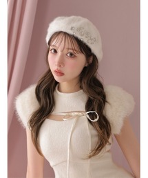 M me eme（エムミーエメ）限定品 ファーベレー帽 M me eme｜エムミーエメの帽子通販 - ZOZOTOWN
