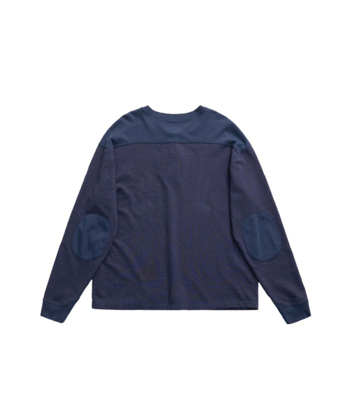 999HUMANITY(999ヒューマニティ)の「エブリデイヘンリーネックロングスリーブTシャツ(ネイビー)(Tシャツ/カットソー・メンズ・その他・1(S)/2(M)/3(L))」の4枚目の写真