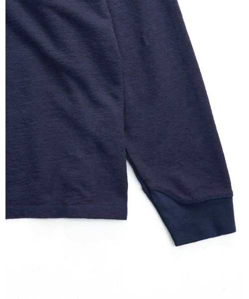 999HUMANITY(999ヒューマニティ)の「エブリデイヘンリーネックロングスリーブTシャツ(ネイビー)(Tシャツ/カットソー・メンズ・その他・1(S)/2(M)/3(L))」の7枚目の写真