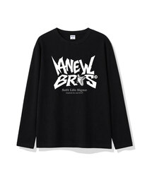 ディアサインレイヤードロングスリーブTシャツ2カラー[ANBR_9006]