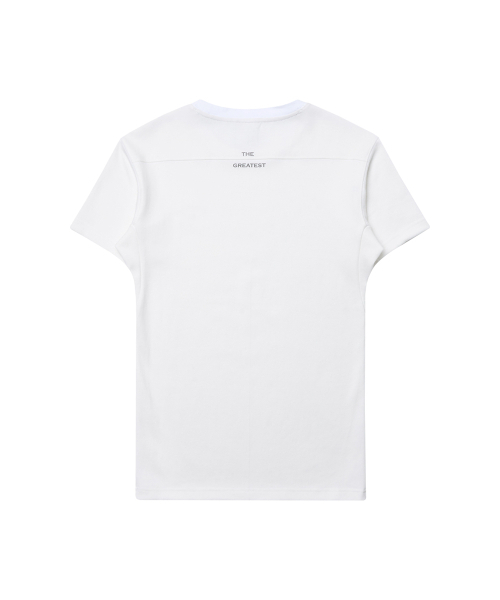WAYDN（ウェイドゥン）の「[ALI] ザ・グレイテスト マッスルフィットショートスリーブ ホワイト（Tシャツ/カットソー・メンズ・その他・M/L/2XL/XL）」の6枚目の写真