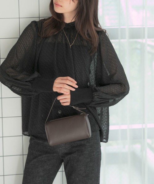 URBAN RESEARCH ROSSO WOMEN(アーバンリサーチ ロッソ)の「ハイネックボリュームスリーブブラウス(シャツ/ブラウス・レディース・ピンク/ブラック/アイボリー・FREE)」の20枚目の写真