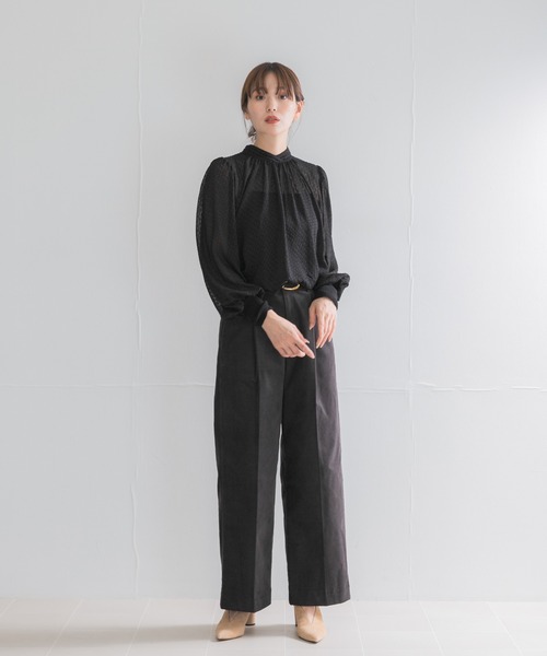 URBAN RESEARCH ROSSO WOMEN(アーバンリサーチ ロッソ)の「ハイネックボリュームスリーブブラウス(シャツ/ブラウス・レディース・ピンク/ブラック/アイボリー・FREE)」の19枚目の写真