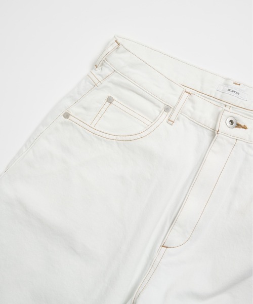 STUDIOUS(ステュディオス)の「【STUDIOUS】Barrel Denim pants(デニムパンツ・メンズ・ブルー/ネイビー/ホワイト・1/2)」の10枚目の写真
