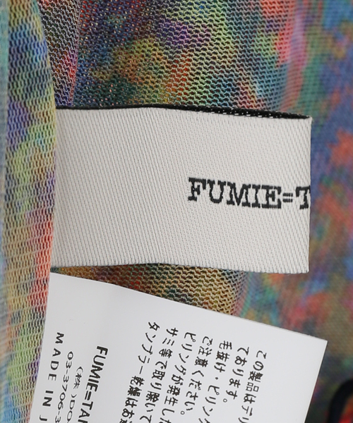 FUMIE TANAKA(フミエタナカ)の「FUMIE TANAKA/フミエタナカ pt mesh high neck カットソー(Tシャツ/カットソー・レディース・ブラウン・2)」の6枚目の写真