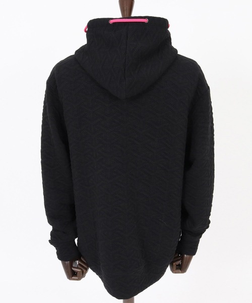 felkod(フィルコッド)の「mpa4256- Y Pattern Jacquard Hoodie ジャカードパーカー(F26F110)(パーカー・メンズ・ブラック×ホワイト/ブラック×ピンク・M/S/L)」の17枚目の写真