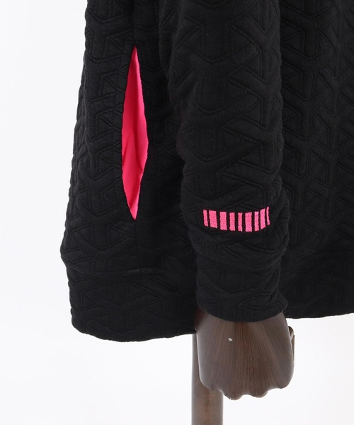 felkod(フィルコッド)の「mpa4256- Y Pattern Jacquard Hoodie ジャカードパーカー(F26F110)(パーカー・メンズ・ブラック×ホワイト/ブラック×ピンク・M/S/L)」の18枚目の写真