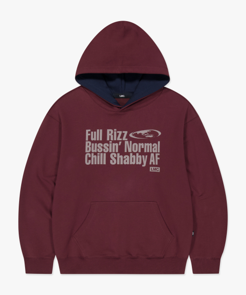 LMCの「COLOR BLOCK LETTERING HOODIE burgundy（パーカー・レディース・その他・SMALL/MEDIUM/LARGE/X-LARGE）」の7枚目の写真