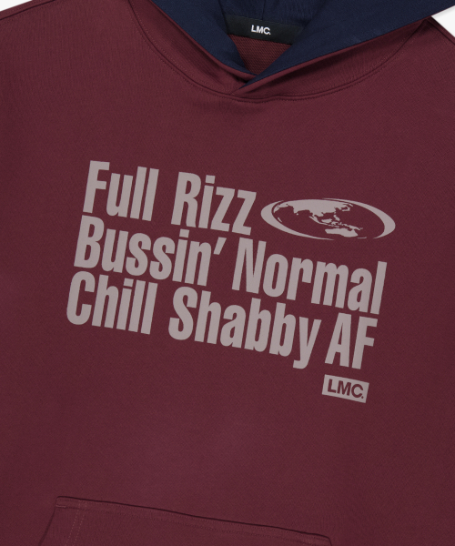 LMCの「COLOR BLOCK LETTERING HOODIE burgundy（パーカー・レディース・その他・SMALL/MEDIUM/LARGE/X-LARGE）」の10枚目の写真