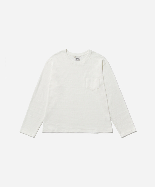MODNINE(モディナイン)の「BONFIRE - ロングスリーブTシャツ ホワイト(Tシャツ/カットソー・レディース・その他・MEDIUM/SMALL/X-LARGE/LARGE)」の2枚目の写真