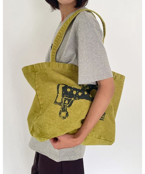 SILENTSYLLABLE（サイレント シラブル）の「Patina Tote Bag / Ginger（トートバッグ・メンズ・その他・OS）」の3枚目の写真