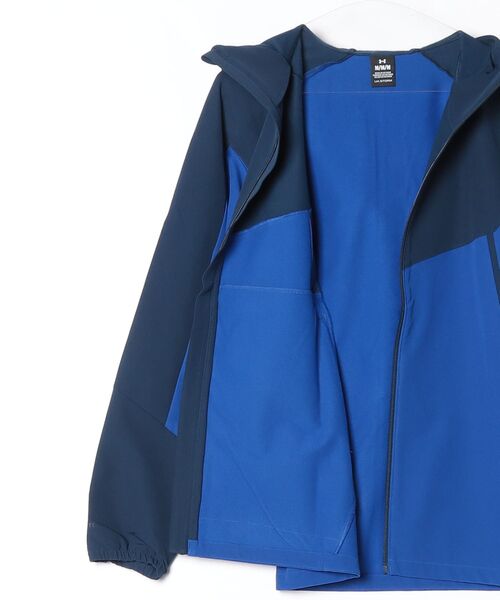 UNDER ARMOUR（アンダーアーマー）の「アンダーアーマー UNDER ARMOUR UAブラッシュドウーブン ジャケット（ジャージ・メンズ・ホワイト/ブラック/ブルー・M/LL/L/S）」の5枚目の写真
