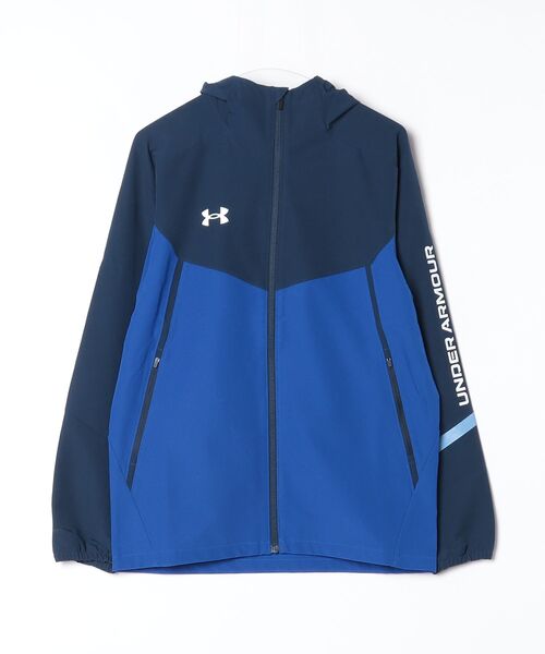 UNDER ARMOUR（アンダーアーマー）の「アンダーアーマー UNDER ARMOUR UAブラッシュドウーブン ジャケット（ジャージ・メンズ・ホワイト/ブラック/ブルー・M/LL/L/S）」の14枚目の写真