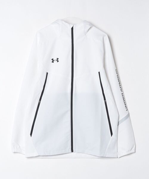 UNDER ARMOUR（アンダーアーマー）の「アンダーアーマー UNDER ARMOUR UAブラッシュドウーブン ジャケット（ジャージ・メンズ・ホワイト/ブラック/ブルー・M/LL/L/S）」の15枚目の写真