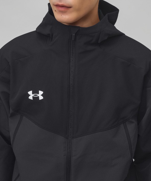 UNDER ARMOUR（アンダーアーマー）の「アンダーアーマー UNDER ARMOUR UAブラッシュドウーブン ジャケット（ジャージ・メンズ・ホワイト/ブラック/ブルー・M/LL/L/S）」の10枚目の写真