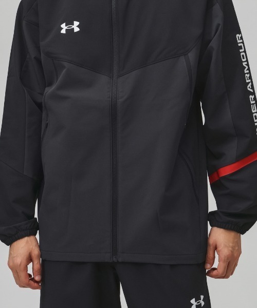 UNDER ARMOUR（アンダーアーマー）の「アンダーアーマー UNDER ARMOUR UAブラッシュドウーブン ジャケット（ジャージ・メンズ・ホワイト/ブラック/ブルー・M/LL/L/S）」の13枚目の写真